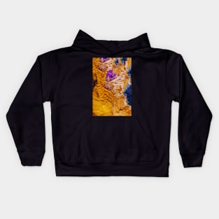 Gold and Purple Kids Hoodie